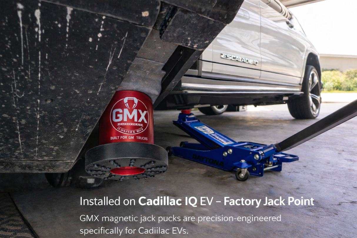 NEW GMX Magnetic Jack Puck (lift adapter) KIT for servicing GM Electric Trucks, Hummers, IQ's