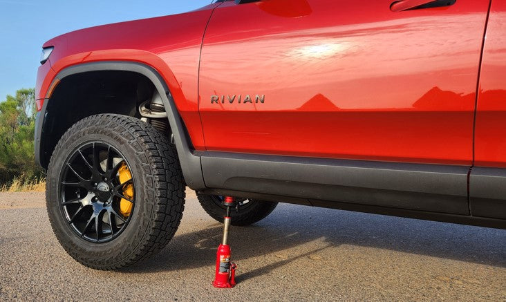 How to Safely Lift a Rivian R1T or R1S: Jack Points, Jack Pucks & Step-by-Step Guide