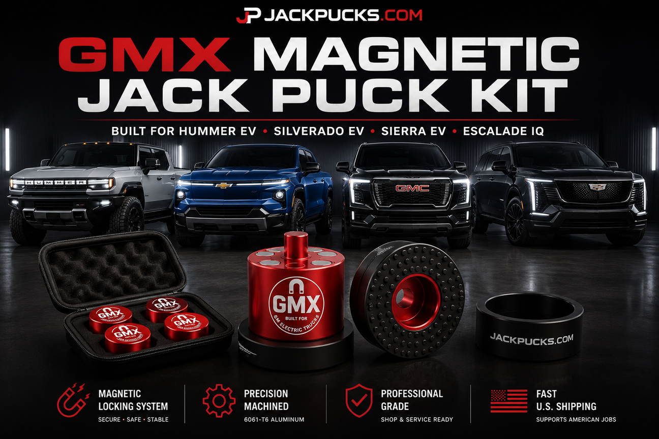 GMX Magnetic Jack Puck Kit for Hummer, Silverado, Sierra, IQ Electric Vehicles