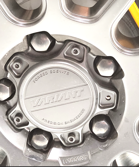 Black Center Cap Bolt Set (5x M6) for Rivian Variant Wheels