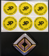 **NOW IN BRIGHT YELLOW** Rivian Jack Point Identifier Emblem Kit w/ Upgraded 3M Adhesive