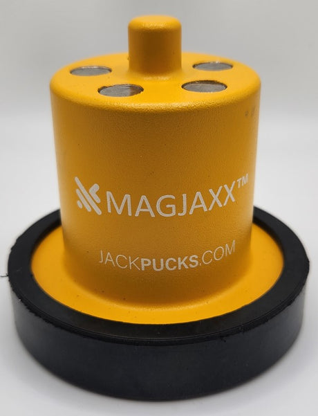 Magnetic Jack Puck (Single Puck) for Rivian R1T & R1S in Rivian Yellow or Radiant Red - Jack Pucks